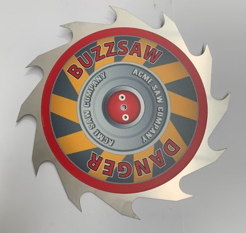 Explosive Saw Blade and Artwork Assy