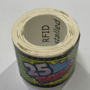 Ticket Dome RFID Roll with Cover -25 Tix