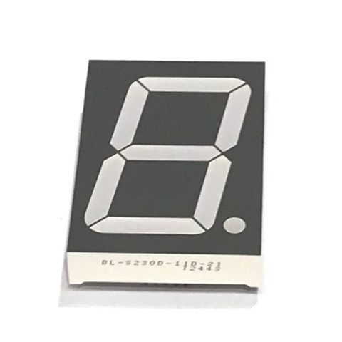 7 Segment Display Red Single - 2.28 Inch - 59.91mm