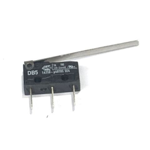 Sub-microswitch with 1.66 Straight Flat Actuator