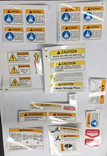 Asphalt 9 DX Warning Labels (Set)