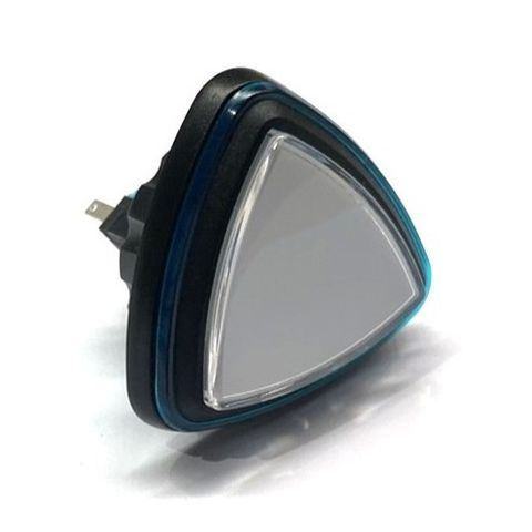 Asphalt Triangle illuminated button