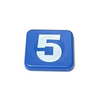 Chip value 5 square blue _ Ticket Circus
