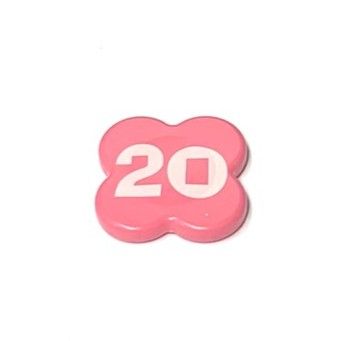 Chip value 20 flower rose_ TicketCircus