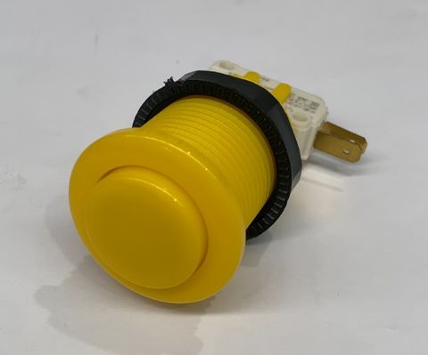 Push button Yellow 33mmOD Convex w/Micro