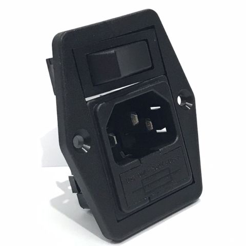 IEC Inlet with switch - Panel Mount