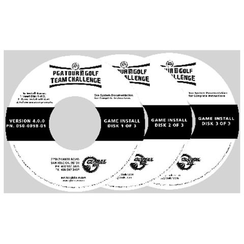 PGA Team Challenge Game Installation Disc Set v4.0.0.8