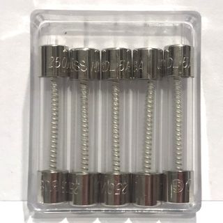 5 Pack Pinball SLO BLO Fuses MDL 5 AMP