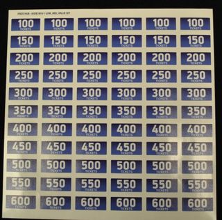 Prize Hub Decal Mid Low Value Set