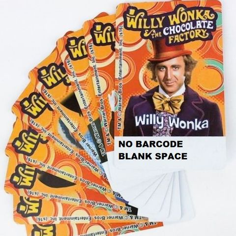 Wonka Character Cards 450/box - (NBC)