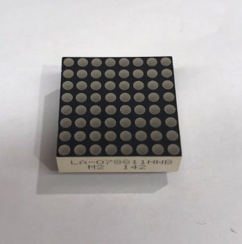 LED Block Dot 8x8 Red 20x20mm 16pins
