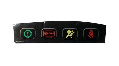 DD RHS Warning Lights Decal