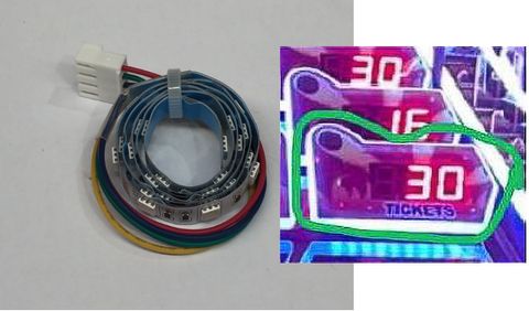 Fireball LX Target Score LED Strip