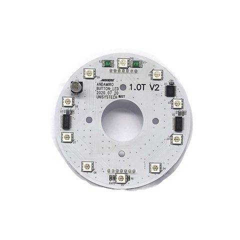 DC Pusher RGB Button LED PCB ASY
