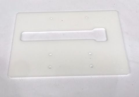 Shim Guide Plate in HDPE for Hippos