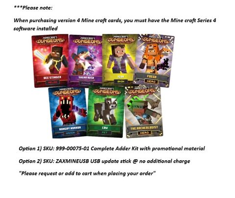 Minecraft Dungeons Series 4 cards - 700 Pcs