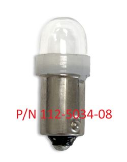 Stern Pinball Lamp - 2 X SMD Clear Domed Bayonet 6.3V White