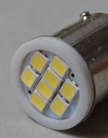 Stern Pinball Flasher - 8 X SMD Bayonet - 5V White