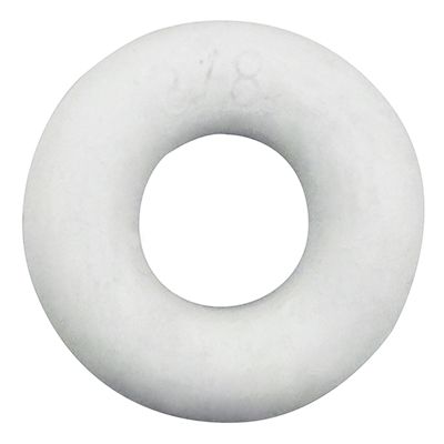 3/8 White Rubber