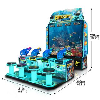 Crossbow Fishing 4 Player , Ticket Redemption, Game