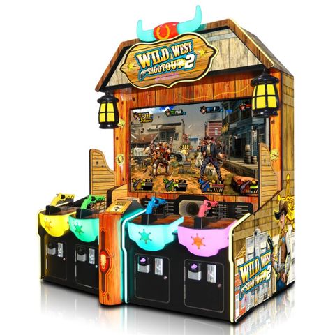 Wild West II 4 Player , Ticket Redemption, Game