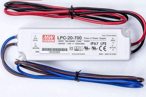 Power Supply - LED Driver, Waterproof, 9-30VDc, 21W