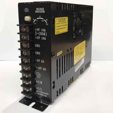 Power Supply, 5V 20A, 12V 5A, -5V 2A