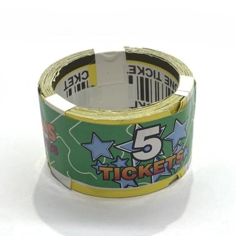 Tons Of Tickets Green Replacement Ticket Rolls
