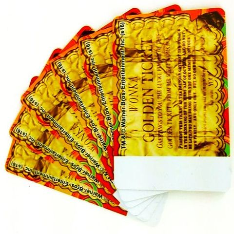 Wonka Golden Ticket Cards 150/box - (NBC)