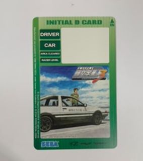 SEGA Initial D 3 Cards