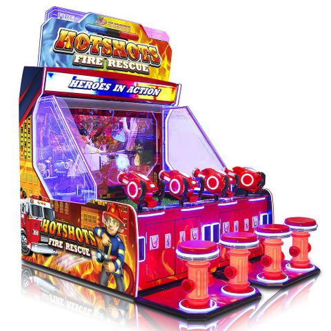 Fire Rescue 4P Water Shooting, Machine - Preowned