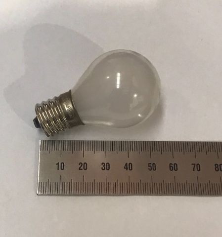 Globe, 25W, 110V, E14 Base - Pearl