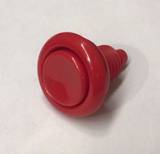 Push Button, Stern Flipper Button, Red
