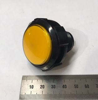 Push Button, Sega Monopoly Button A, 40mm, Yellow