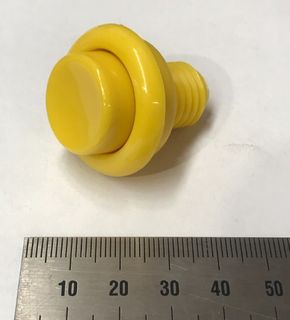 Push Button, Pinball Flipper Buttons Yellow