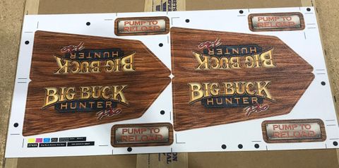 BBH PRO Gun Stickers Sheet x 2