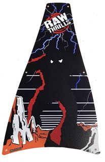 Seat back Translite- Space Invaders