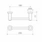 CAROMA COSMO 200 HANDRAIL HOLDER