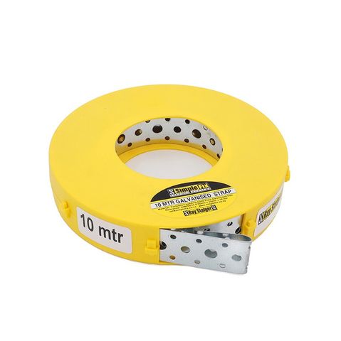 SIMPLEFIX GALV STRAPPING .55MMX10MTR PLASTIC CASSETTE