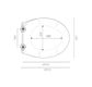UNIVERSAL HARO BALTIC TOILET SEAT WHITE