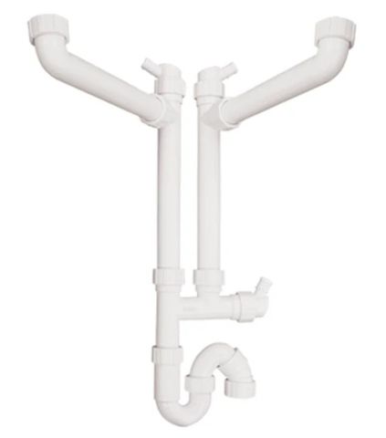 AQUALINE SPACEBACK DOUBLE BOWL TRAP 40MM