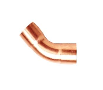 COPPER ELBOW E2E 65MMX45 DEG