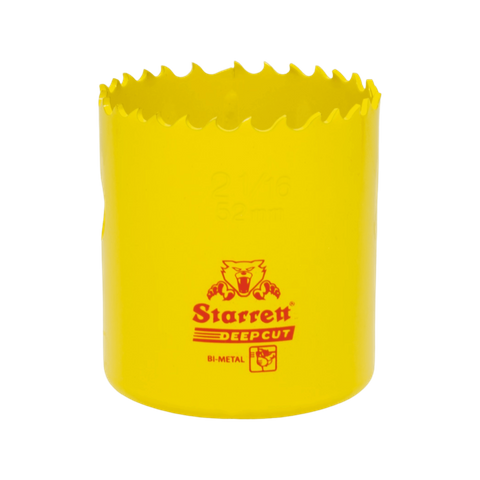 STARRETT DEEP CUT BI METAL HOLE SAW 52MM