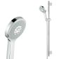 P+S COSMO 130 SLIDE SHOWER 4FCT CHROME