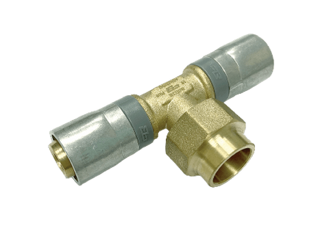 BUTELINE COPPER TO PB PIPE TEE 15MMX1/2in BSP