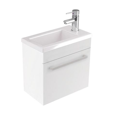 VERONA WALL VANITY 440 1DR WHITE