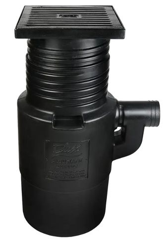 DUX ADJUSTA PIT & GRATE 350MM SQ