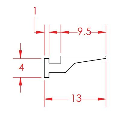 NEWLINE WIPER BLADE DRIP SEAL