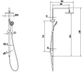 WAIRERE SHOWER SYSTEM MATTE BLACK