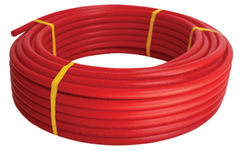 BUTE PEX PIPE 16MMX50MTR COIL RED HOT WATER
